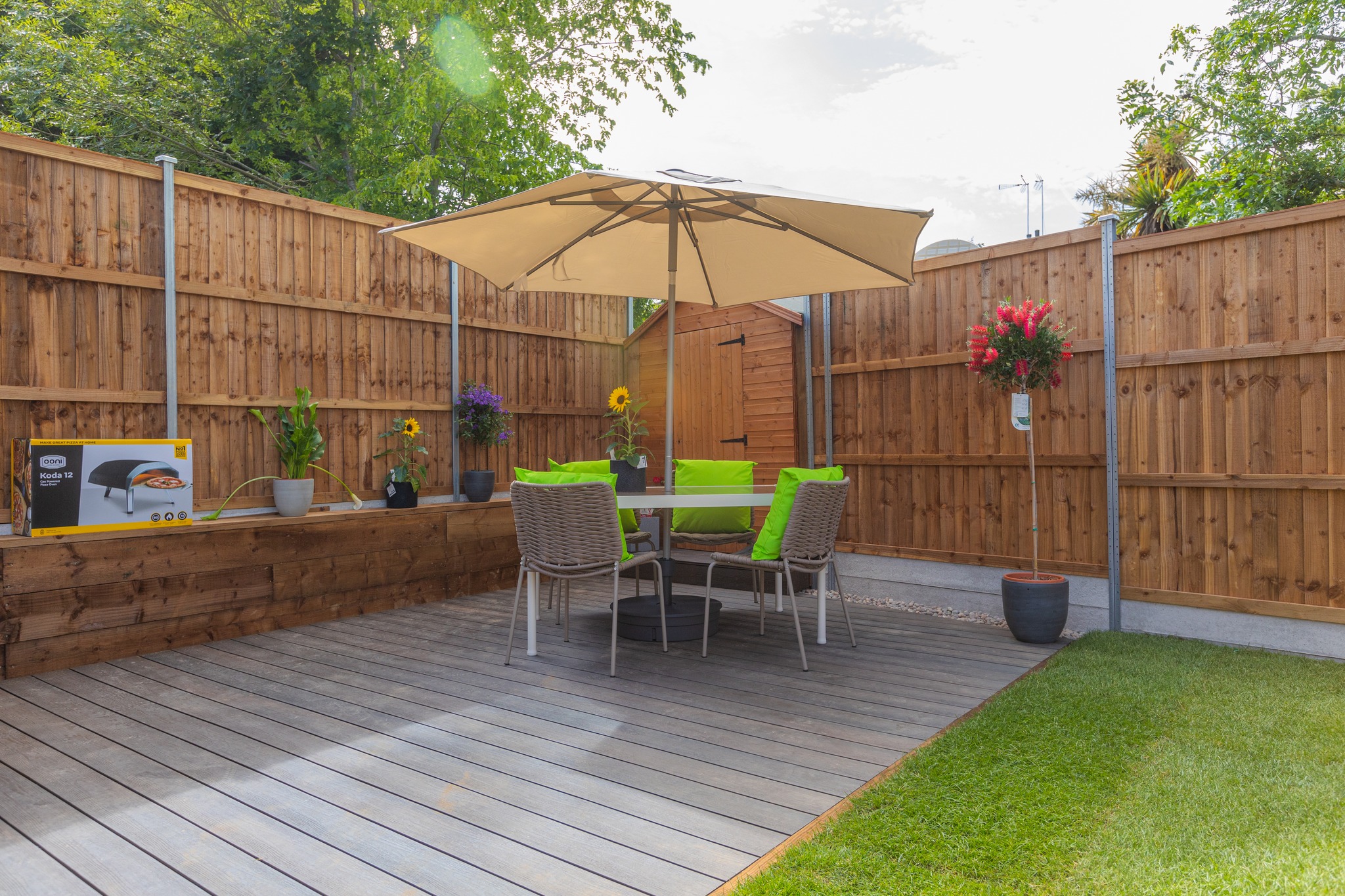Dunmow Support Community Project for Partyman's Magic Makers Garden Makeover