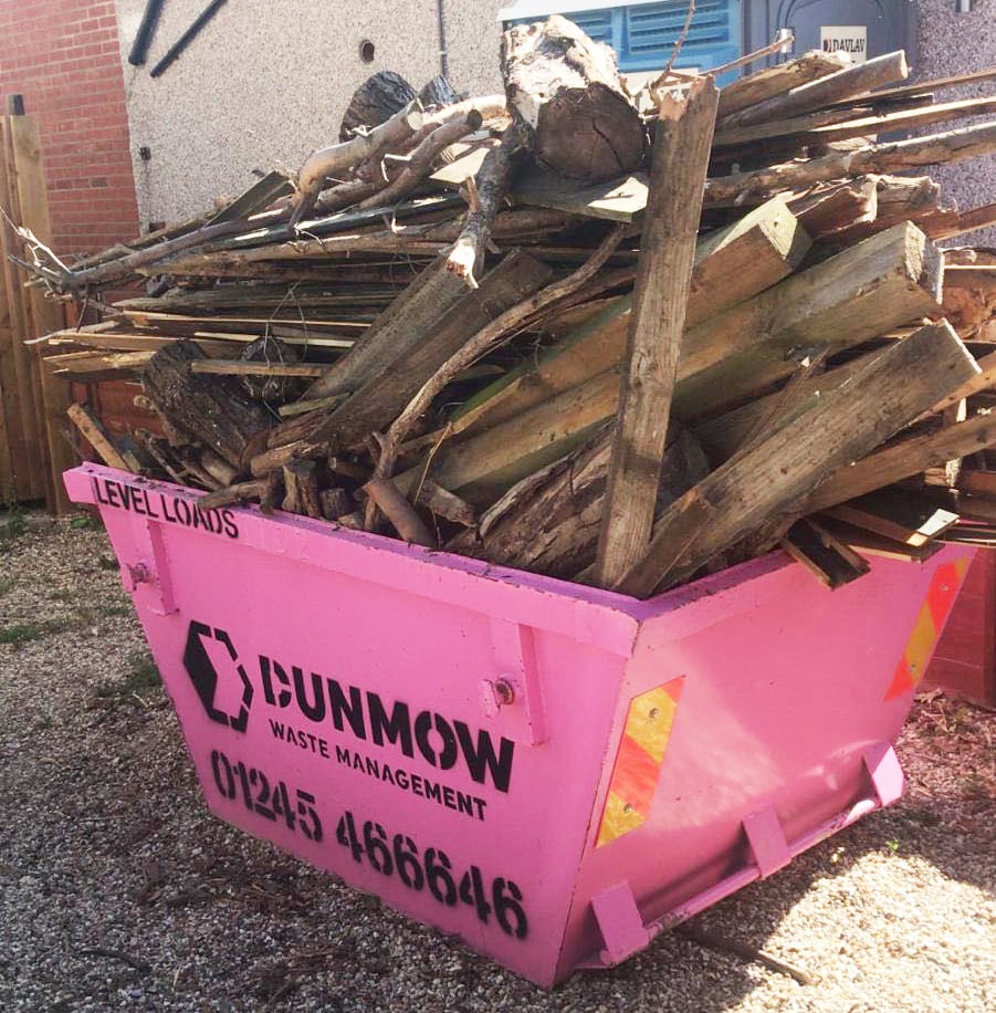 Dunmow-Group-Overloaded-Skip-Hire