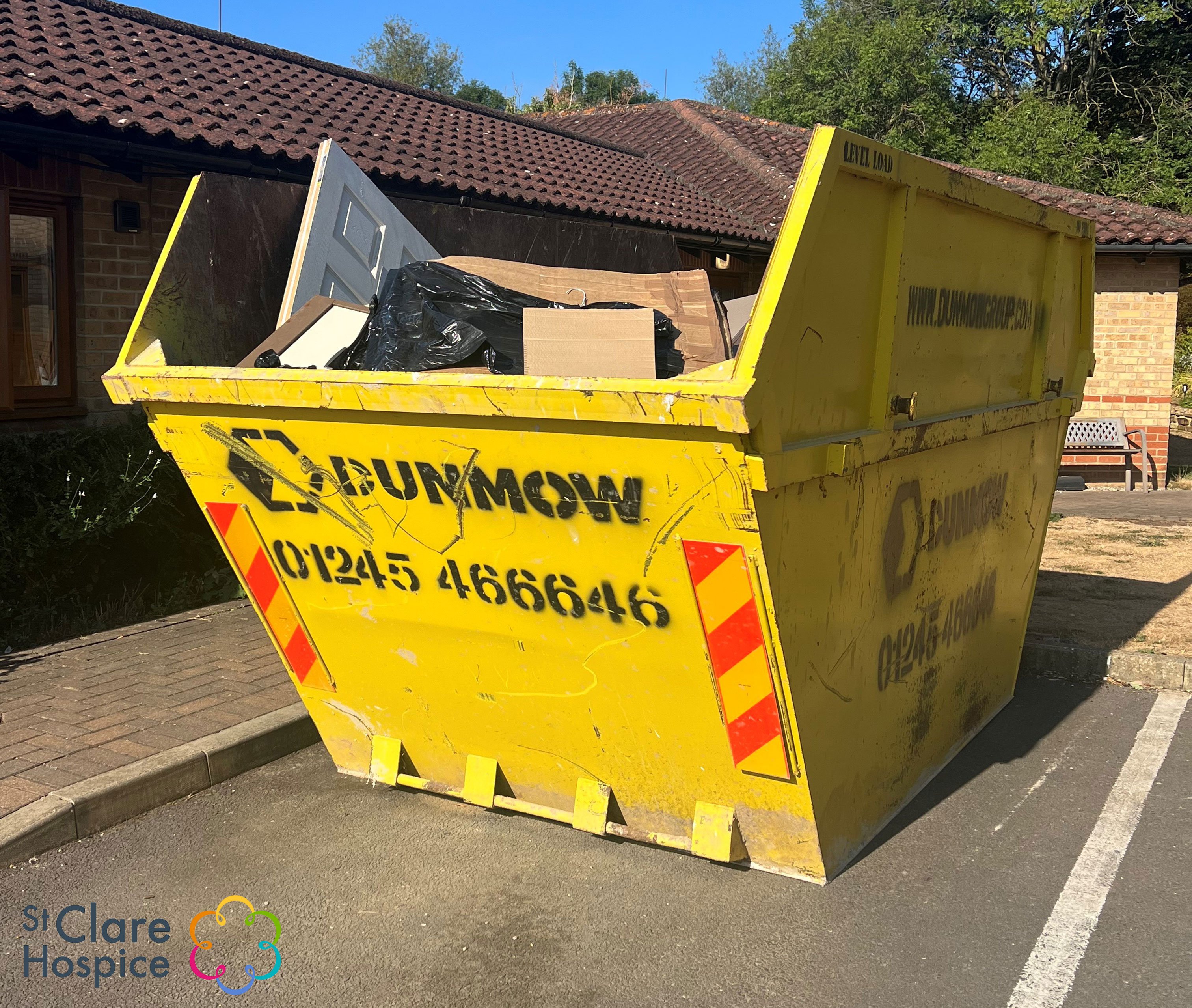 Dunmow-Group-St-Clare-Hospice-Skip-Hire-Community-Charity