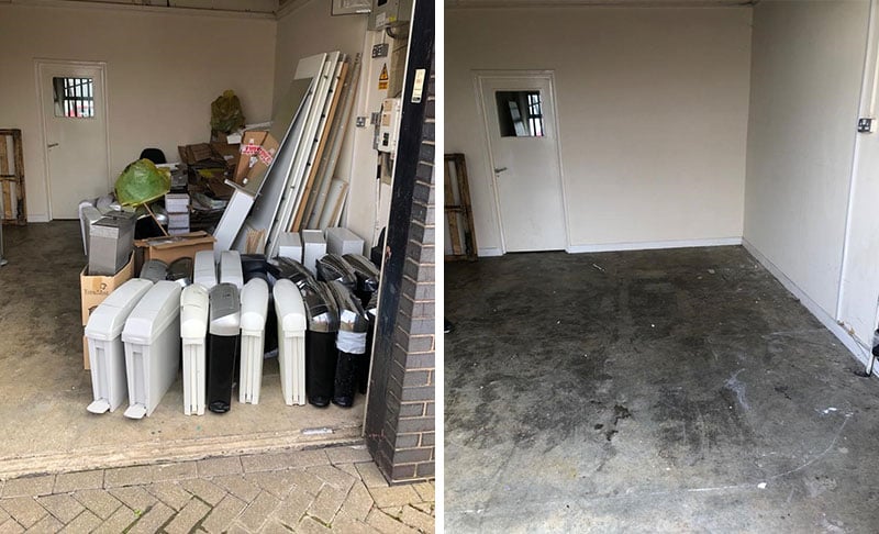 Man-and-Van-Before-After-Waste-Clearance-Dunmow-Group-Office